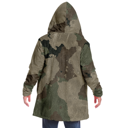 Camo Cloak | Dirty Brown Camouflage | Microfleece