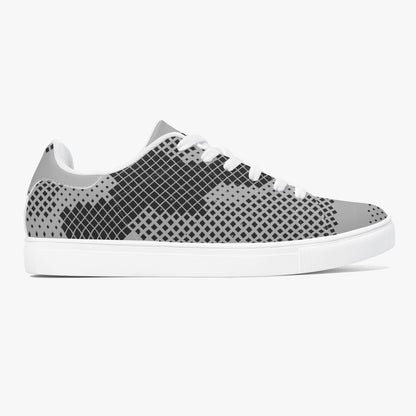 Camo Sneakers | Classic Low-Top Leather | Digital Gray