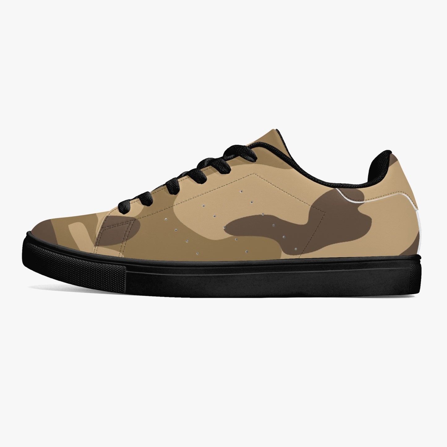 Camo Sneakers | Classic Low-Top Leather | Khaki