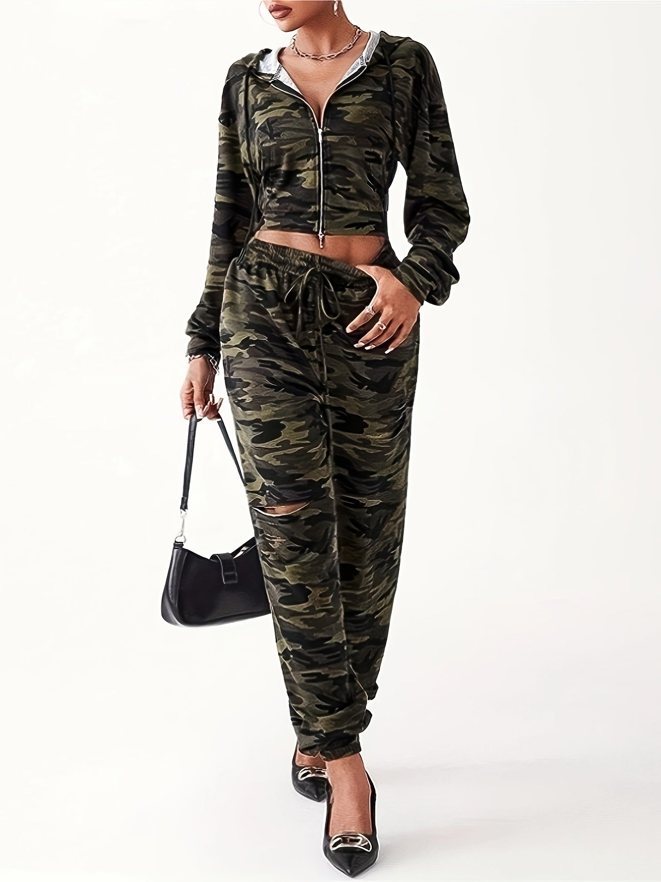 Women'S Camo Hoodie | All-Season Pullover