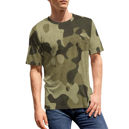 Camo Shirt | Green Fabric Camouflage T