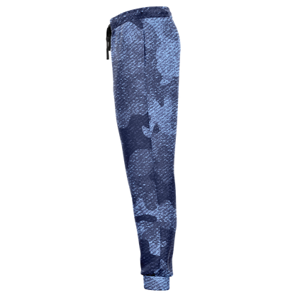 Camo Joggers | Unisex | Denim Blue