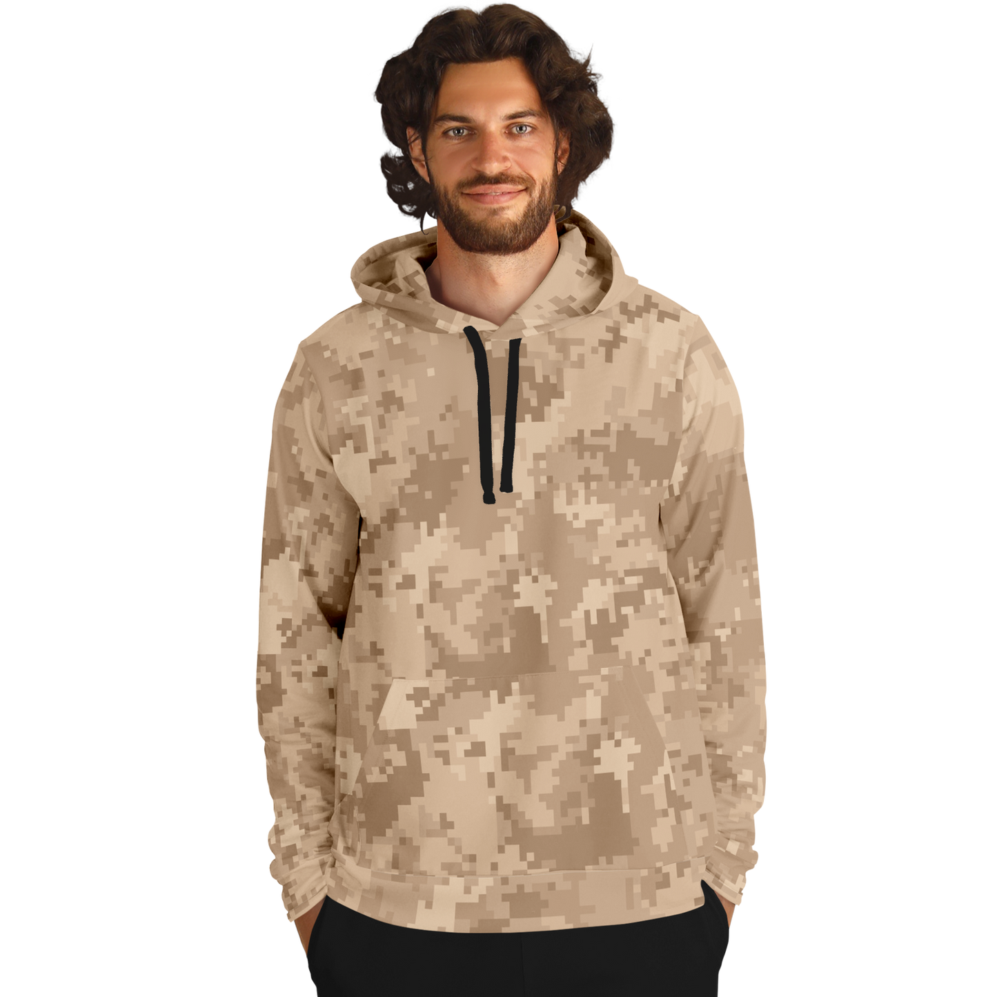 Brown Camo Hoodie | Pixel Digital Camouflage