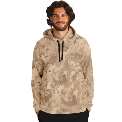 Brown Camo Hoodie | Pixel Digital Camouflage