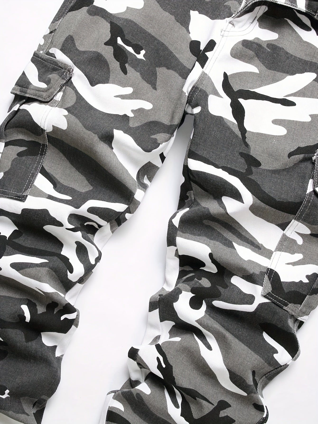 Men's Camouflage Denim Jeans | Non-Stretch Twill Weave