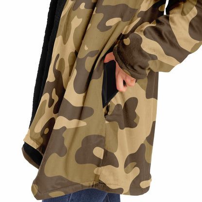 Camo Cloak | Khaki Camouflage | Microfleece