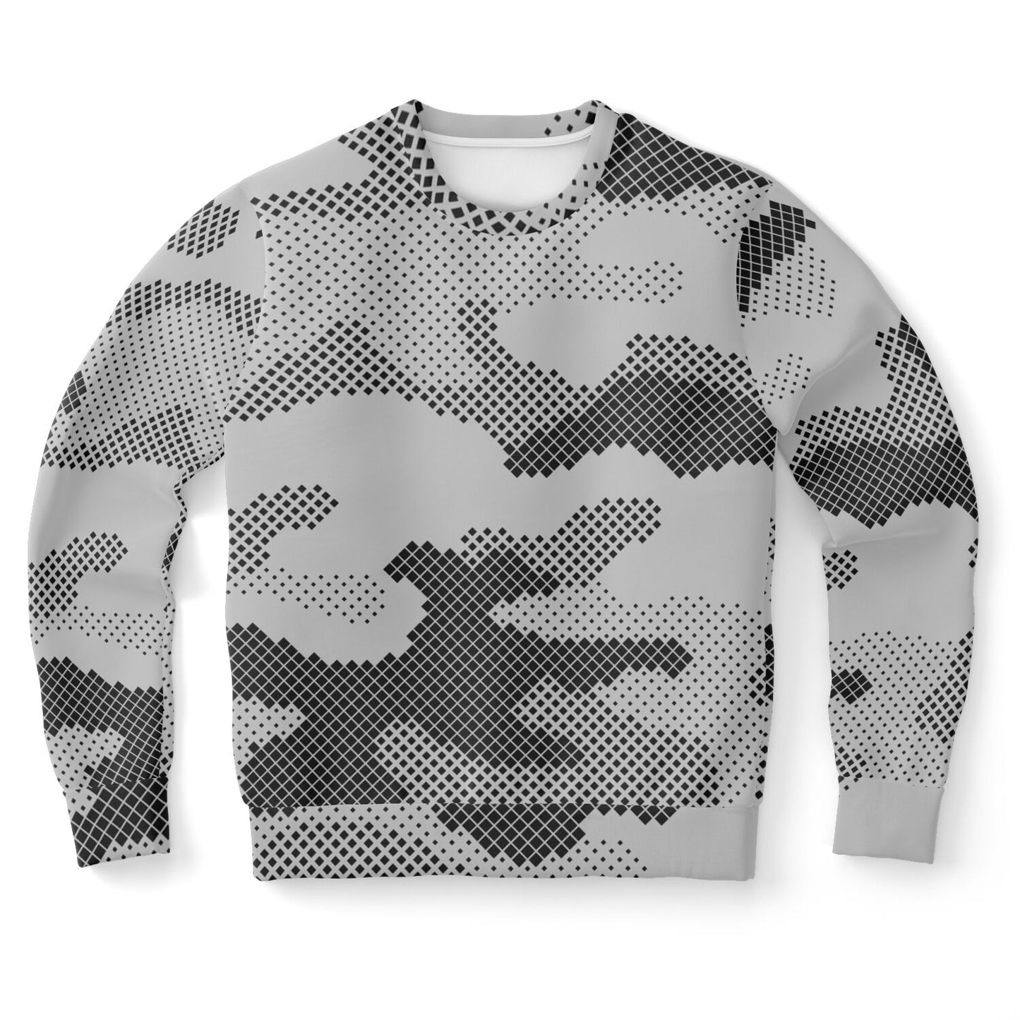 Camo Sweatshirt | Unisex | Black & White Digital