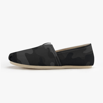 Camo Toms | Black Camouflage Canvas Shoes