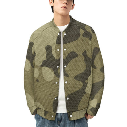 Men's Camo Jacket | Green Fabric Camouflage