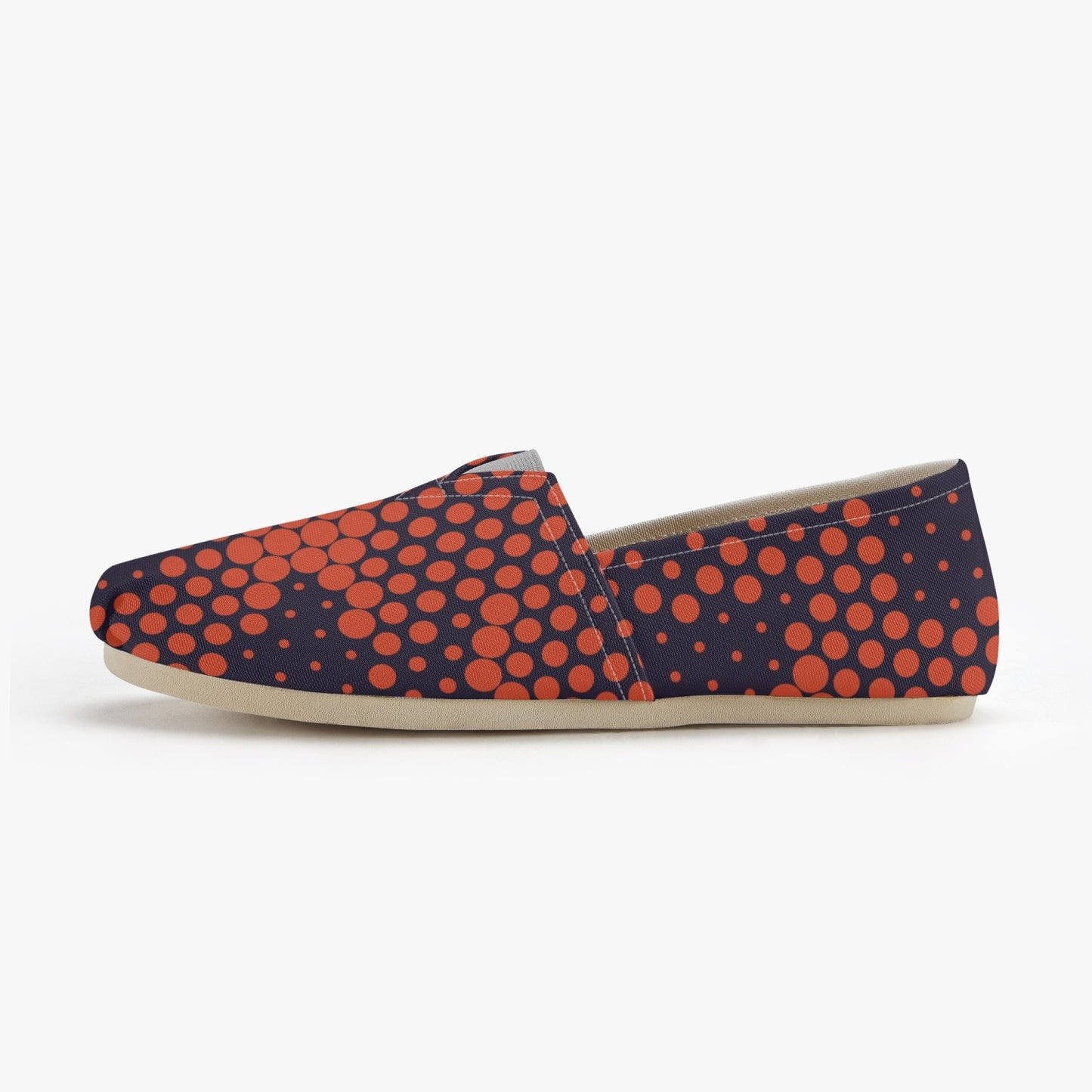 Camo Toms | Orange and Blue Digital Camouflage Canvas Shoes