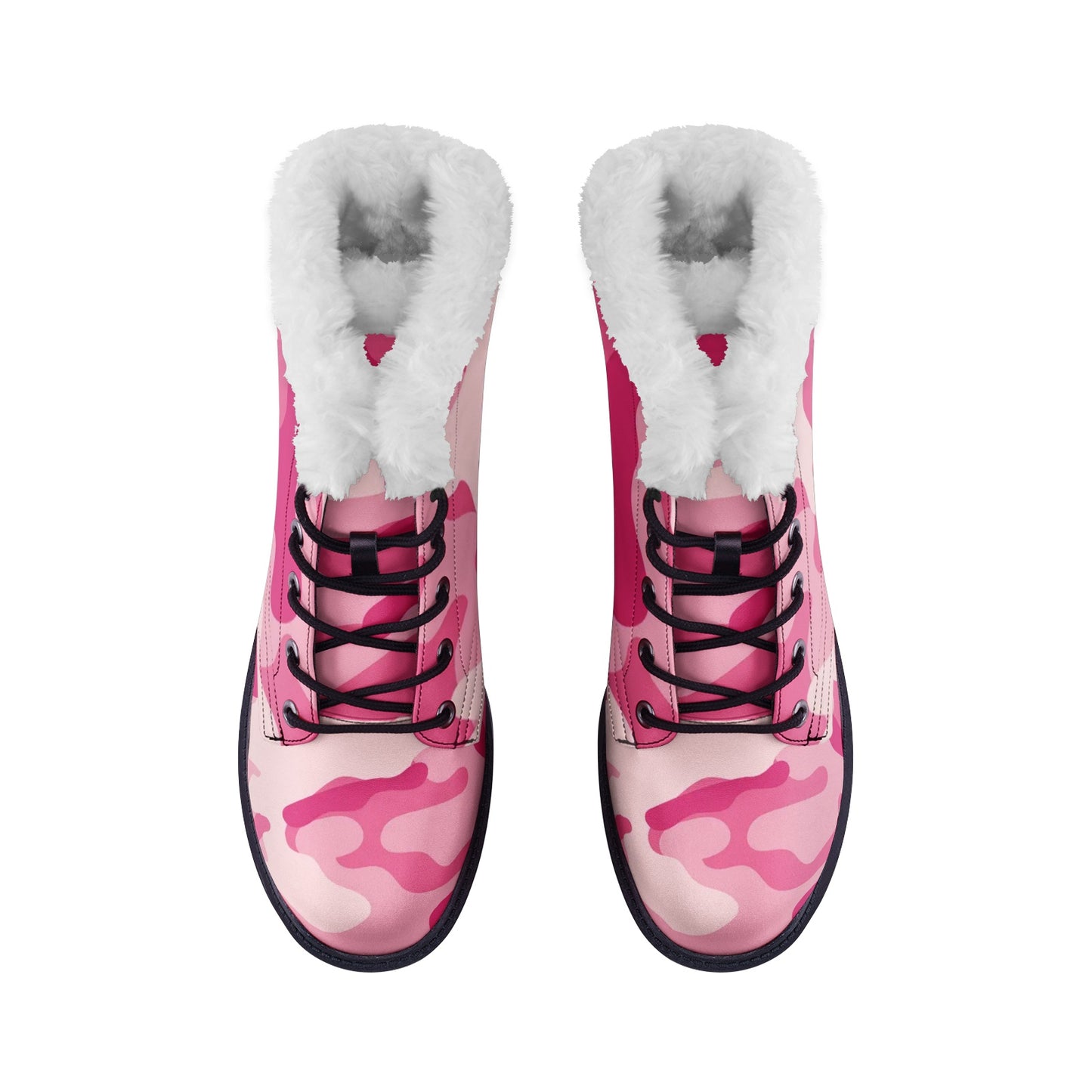 Snow Camo Boots | Lavender Pink Camouflage