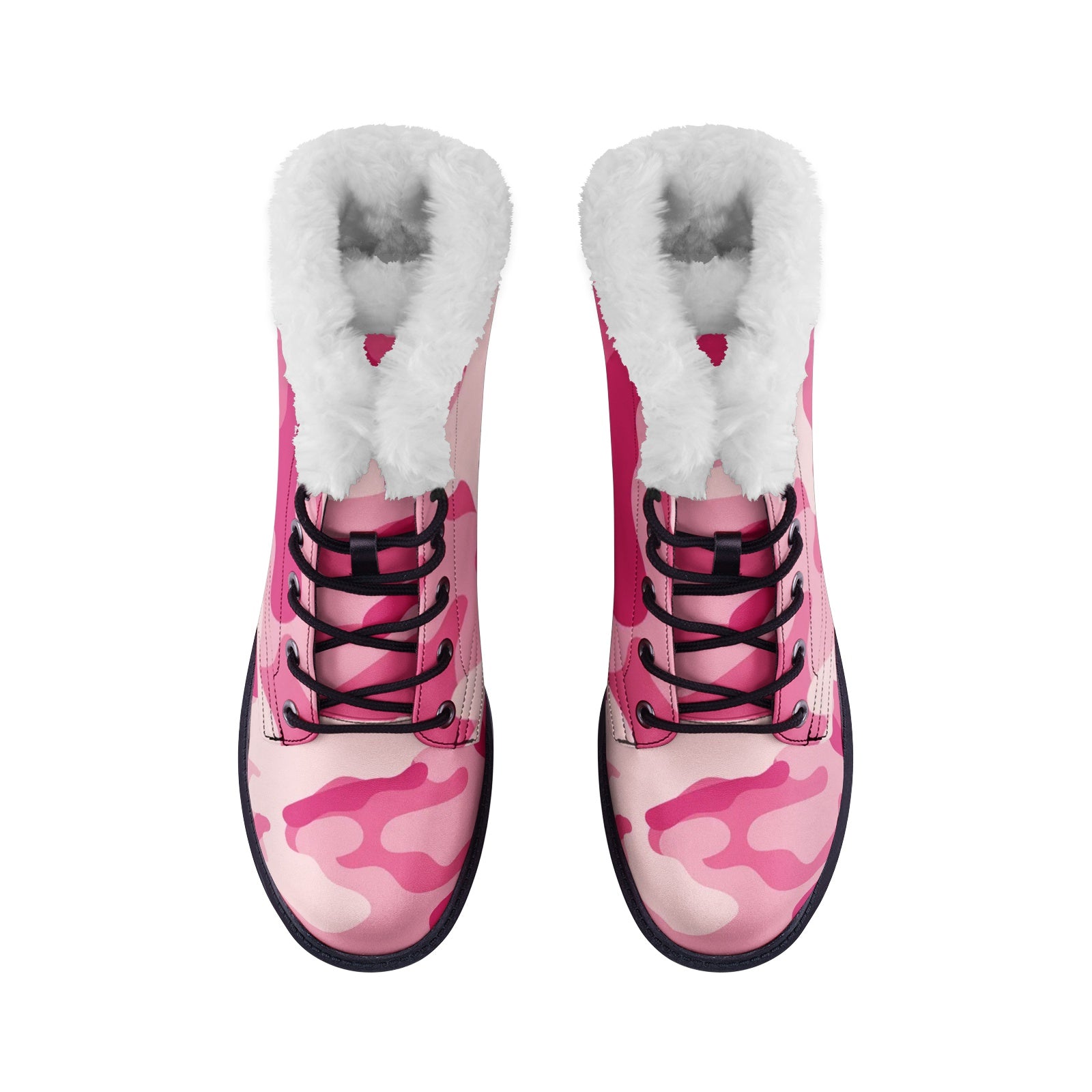 Snow Camo Boots | Lavender Pink Camouflage