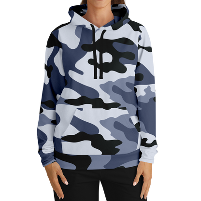 Camo Hoodie | Light Blue Camouflage Pullover