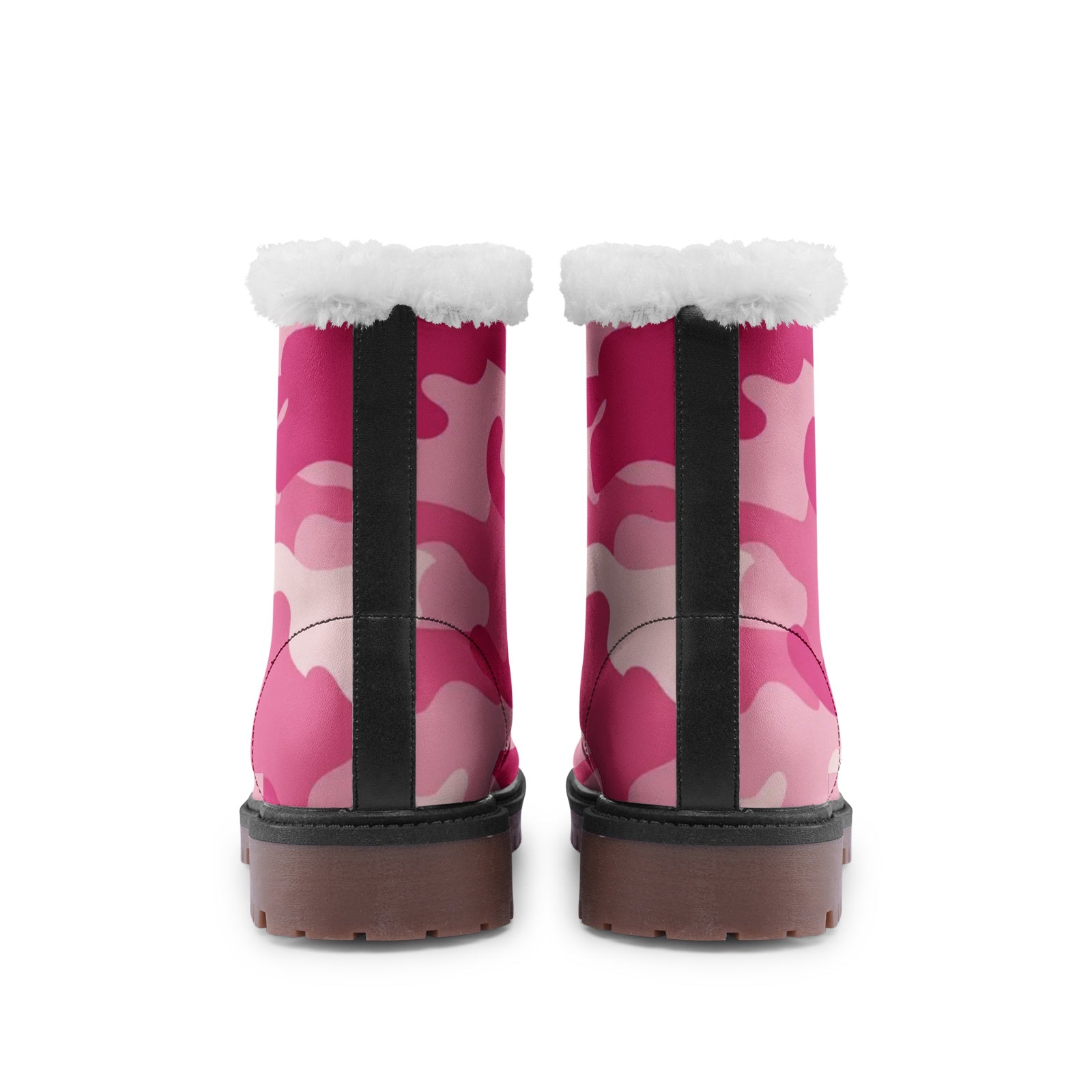 Snow Camo Boots | Lavender Pink Camouflage