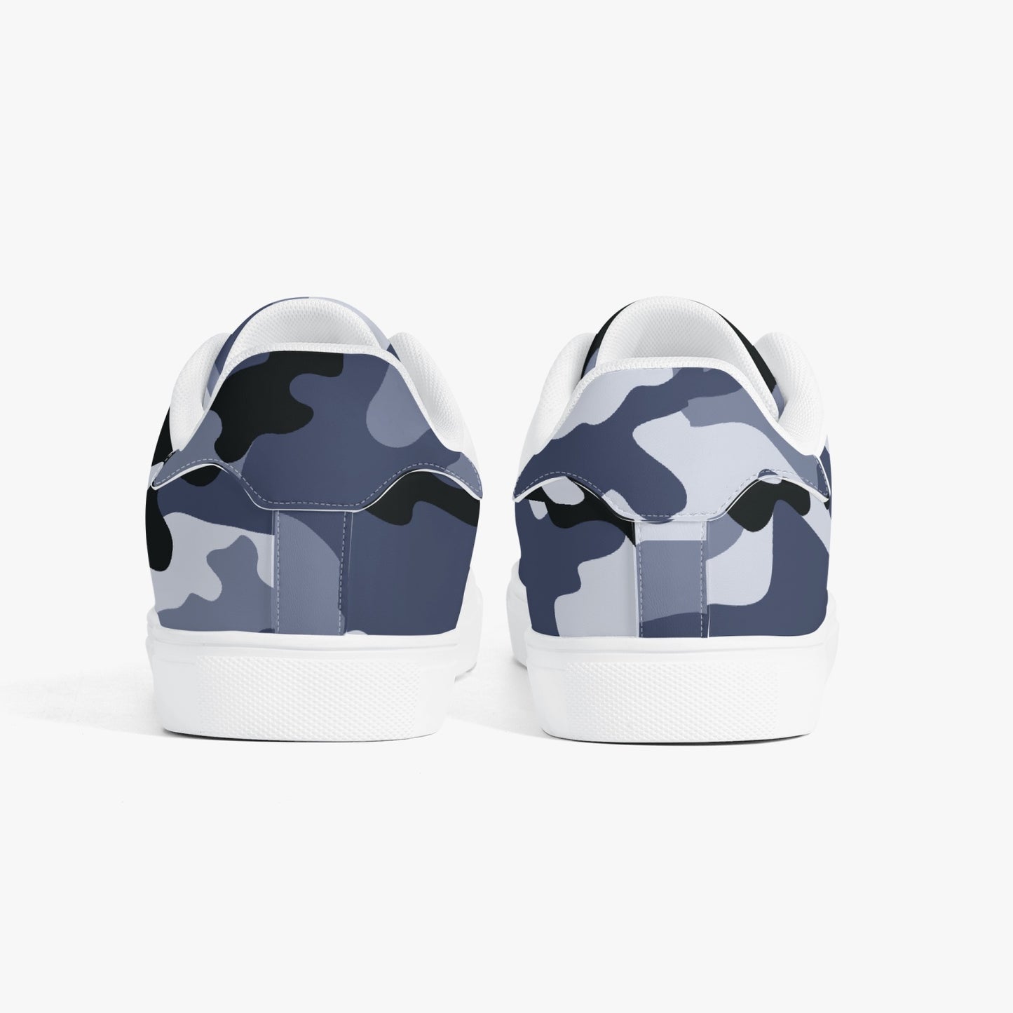 Camo Sneakers | Classic Low-Top Leather | Light Blue