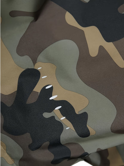 Men's Camo Windbreaker Jacket | Waterproof, Warm & Stylish