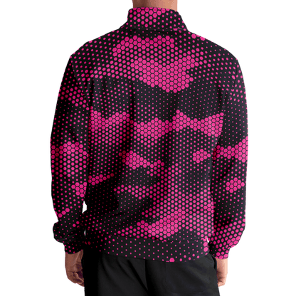 Camo Track Jacket | Pink Digital Camouflage