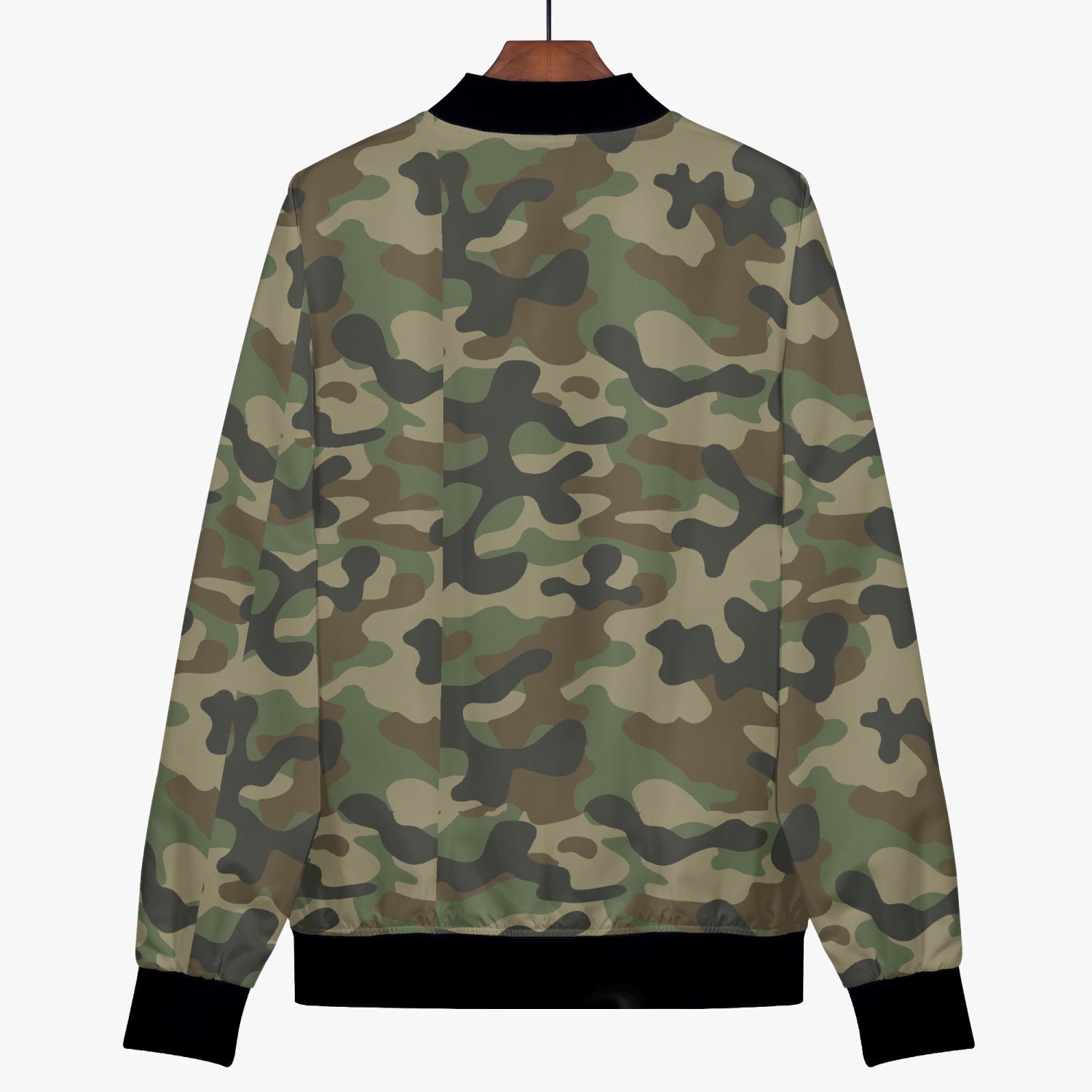 Women's Camo Bomber Jacket | Military Brown Camouflage