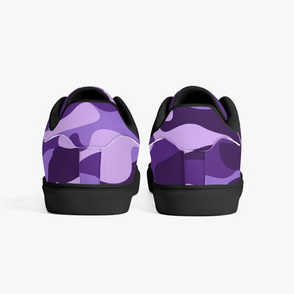 Camo Sneakers | Classic Low-Top | Purple, Blue, & Mauve