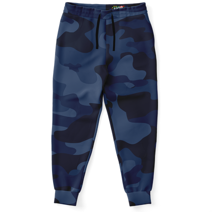 Camo Joggers | Unisex | Deep Blue