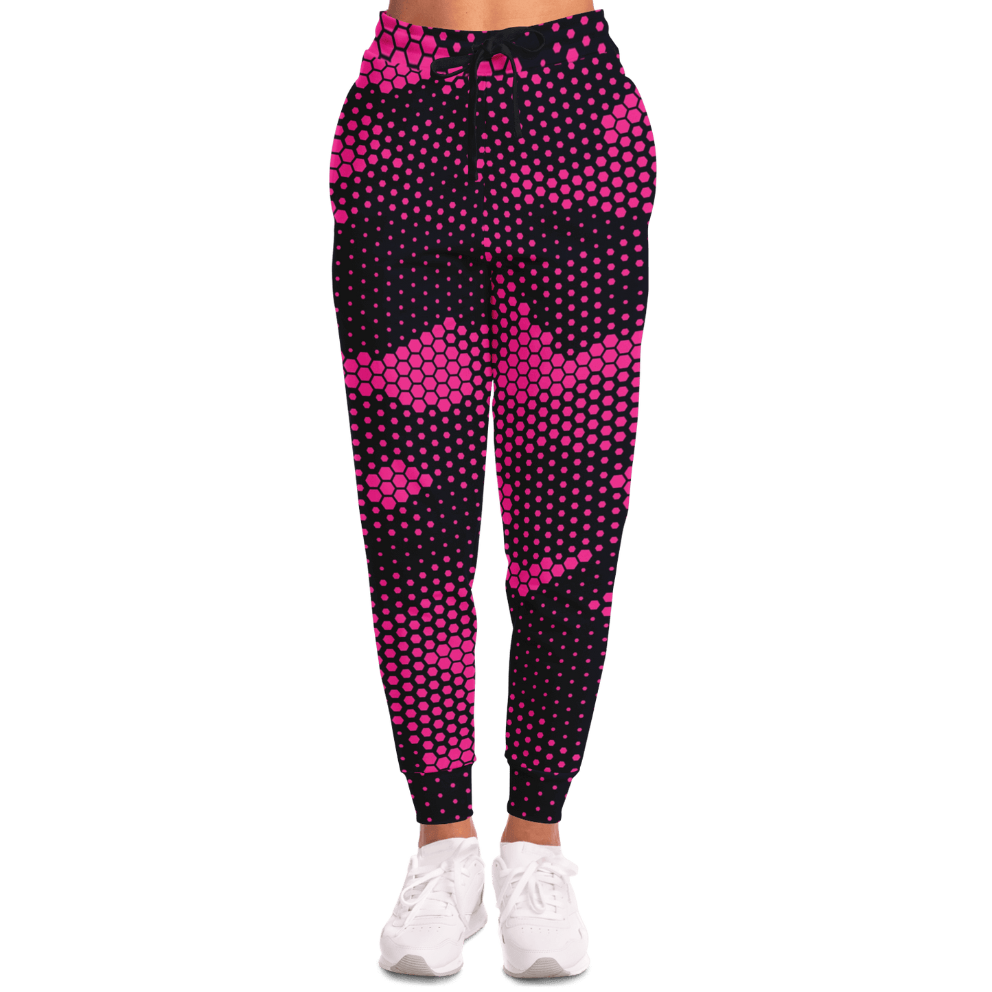 Camo Sweatpants | Unisex | Pink Digital Dotted Hexagonal