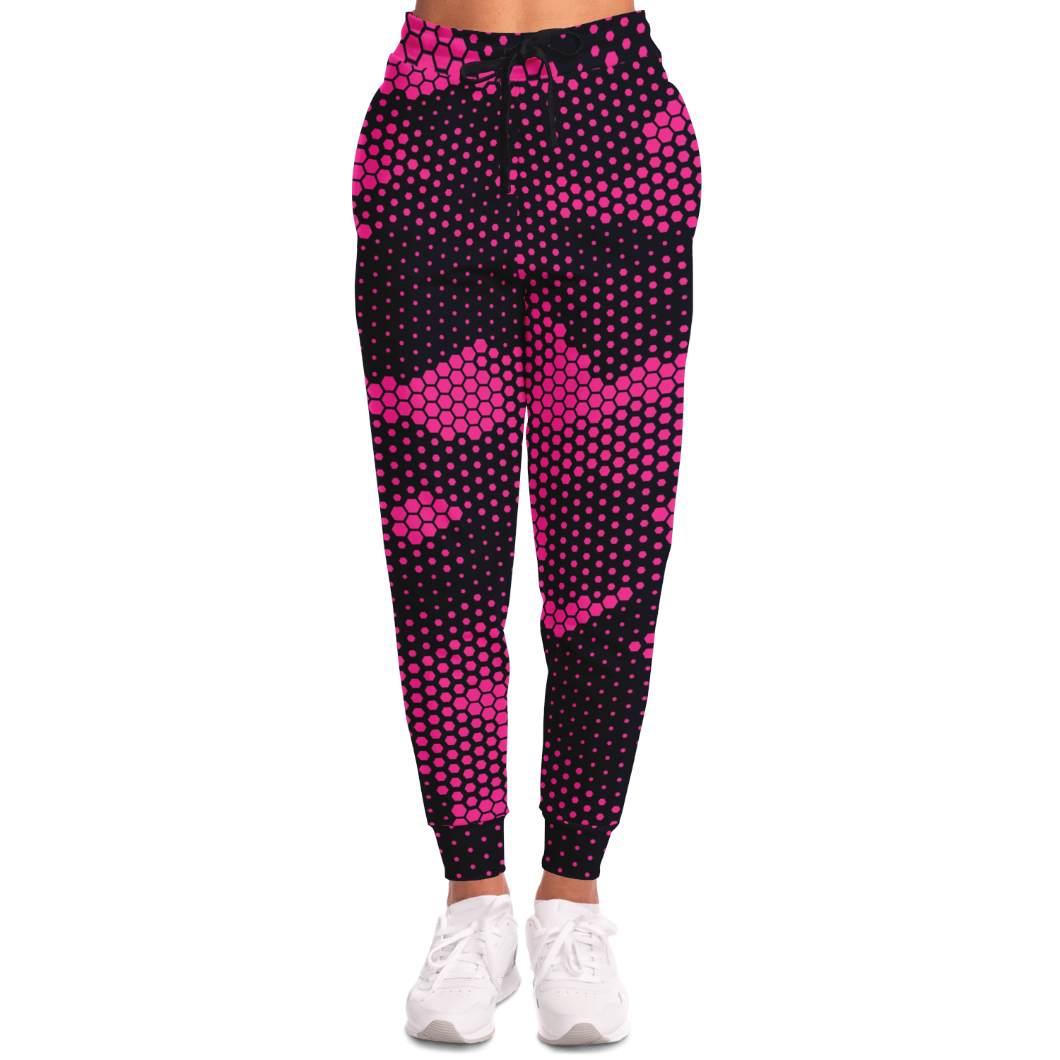 Camo Sweatpants | Unisex | Pink Digital Dotted Hexagonal