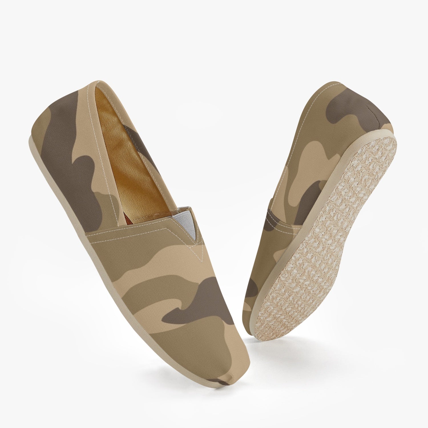 Camo Toms | Khaki Camouflage Canvas Shoes