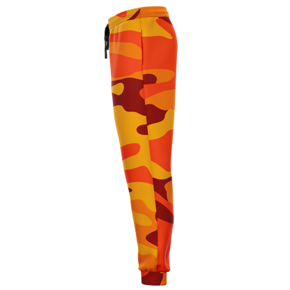 Camo Sweatpants | Unisex | Orange & Red