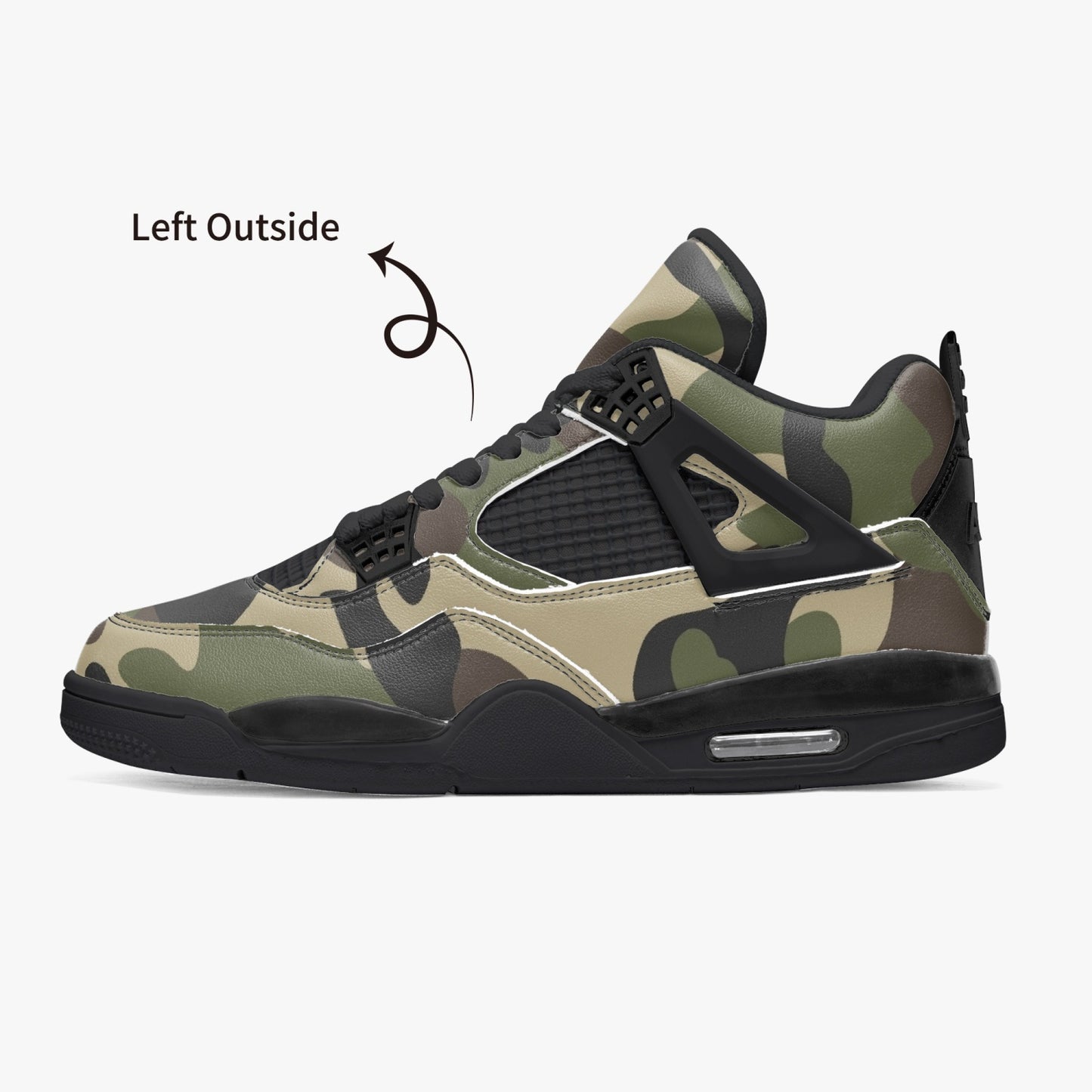 Brown Camo Jordans AJ4 | Classic Military Camouflage