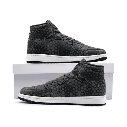 Black Camo Sneakers | High Top | Stylish Hive Camouflage