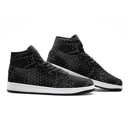 Black Camo Sneakers | High Top | Stylish Hive Camouflage