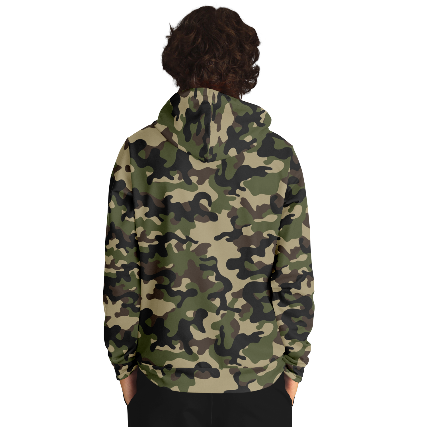 Brown Camo Hoodie | Classic Military Camouflage