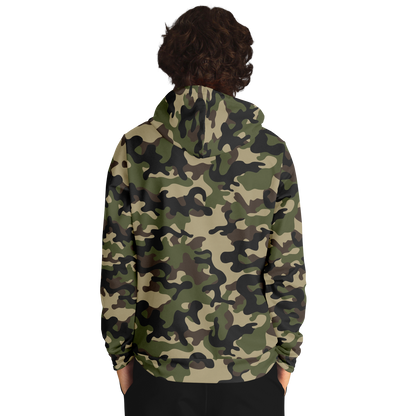 Brown Camo Hoodie | Classic Military Camouflage