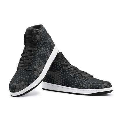 Black Camo Sneakers | High Top | Stylish Hive Camouflage