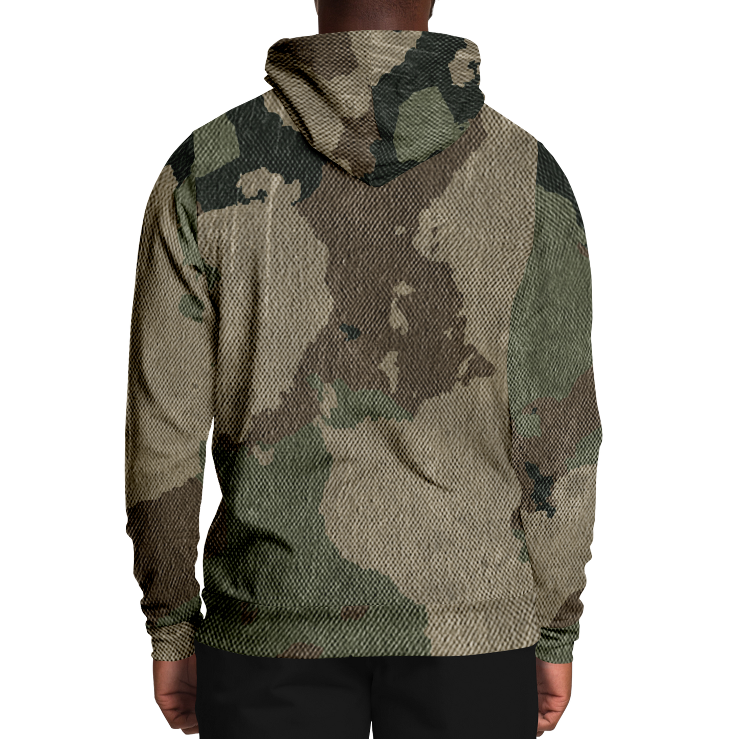 Camo Hoodie | Dirty Old Brown Camouflage Pullover