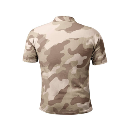 Camo Golf Shirt | Desert Brown Camouflage