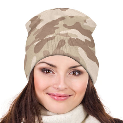 Camo Beanie | Desert Brown Camouflage