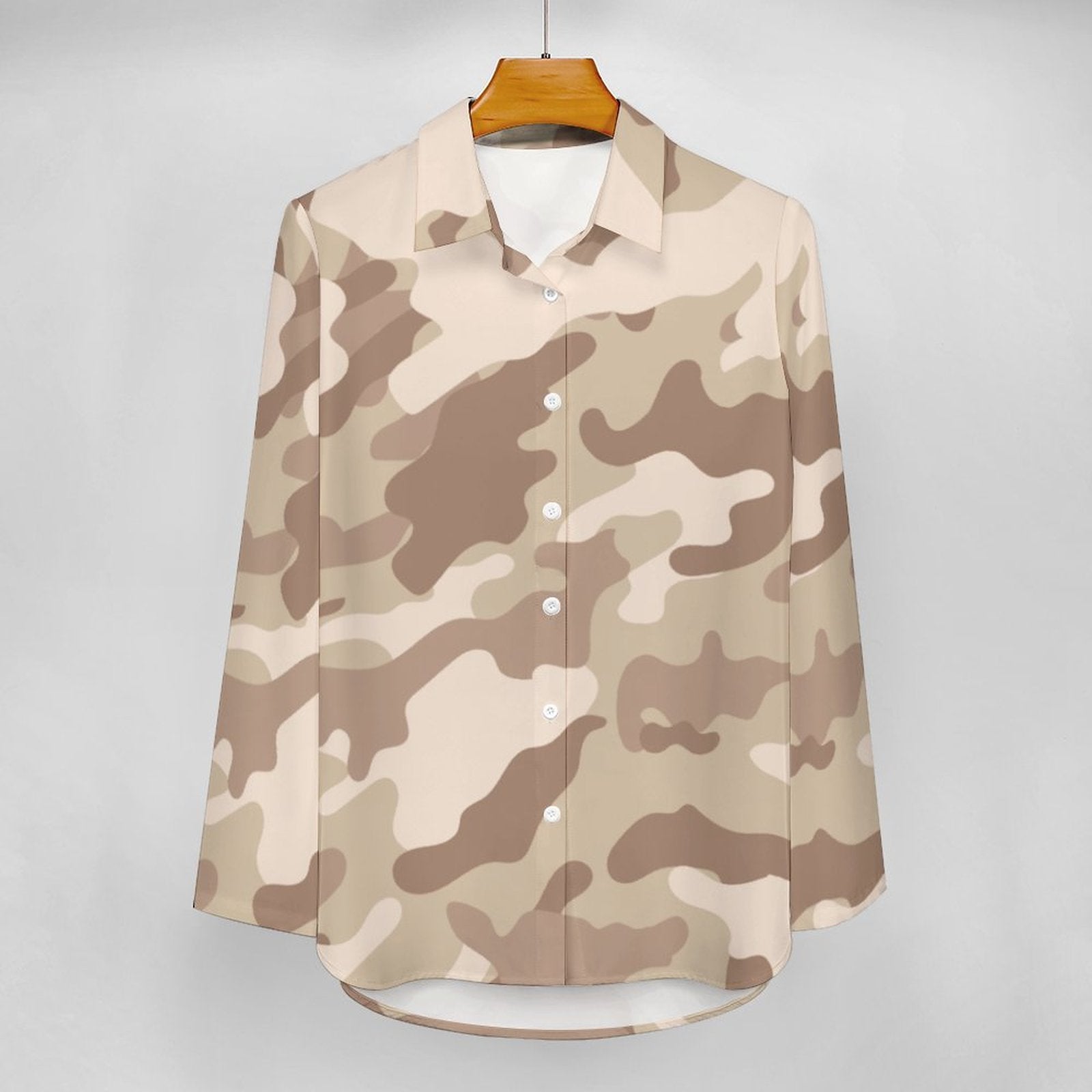 Women's Button-Up Camo Shirt | Desert Brown