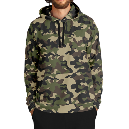 Brown Camo Hoodie | Classic Military Camouflage