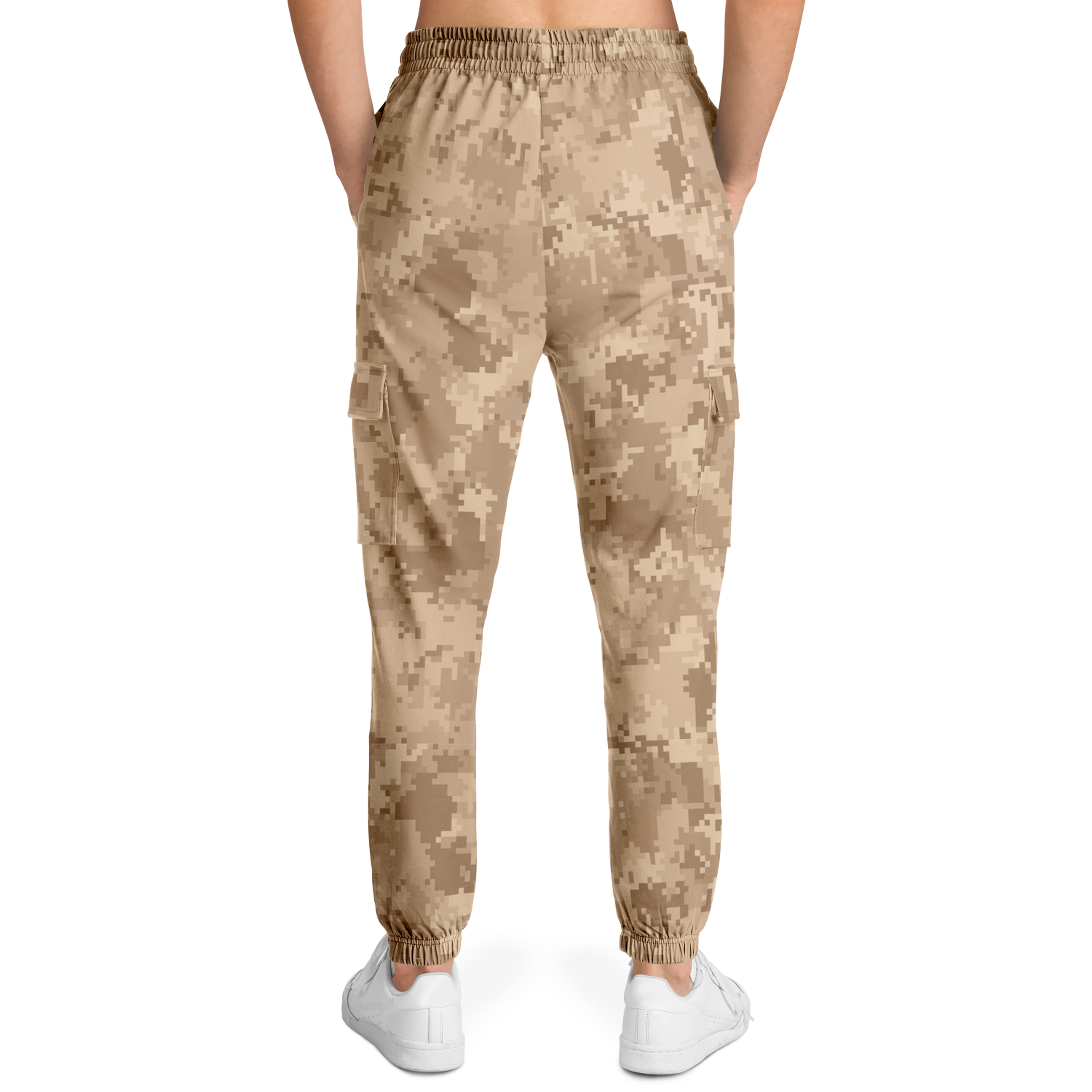 Brown Camo Cargo Pants | Pixel Camouflage | Unisex