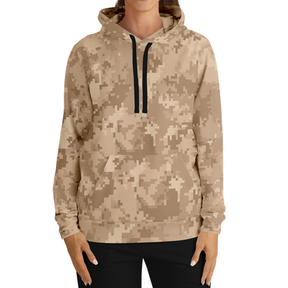 Brown Camo Hoodie | Pixel Digital Camouflage