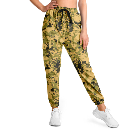 Desert Green Camo Cargo Pants | Unisex