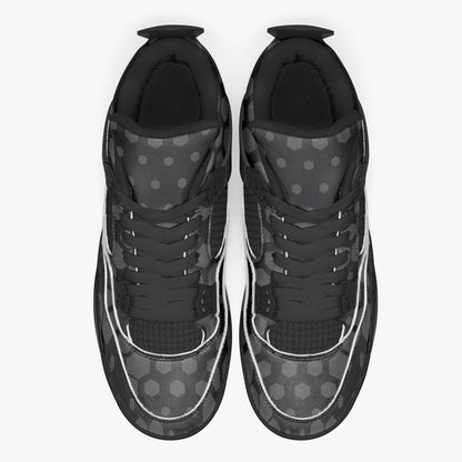 Camo Jordans AJ4 | Stylish Black Hive Camouflage