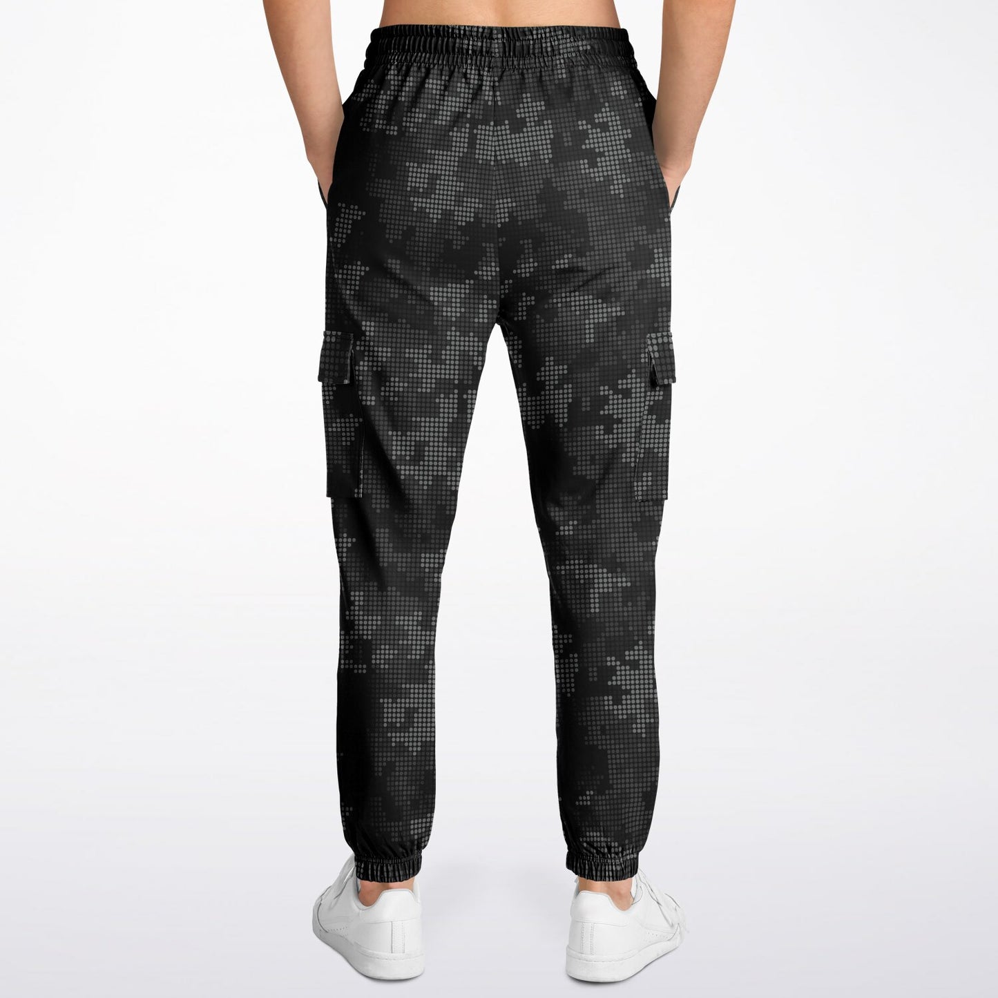 Black Camo Cargo Pants | Stylish Pixel Camouflage | Unisex