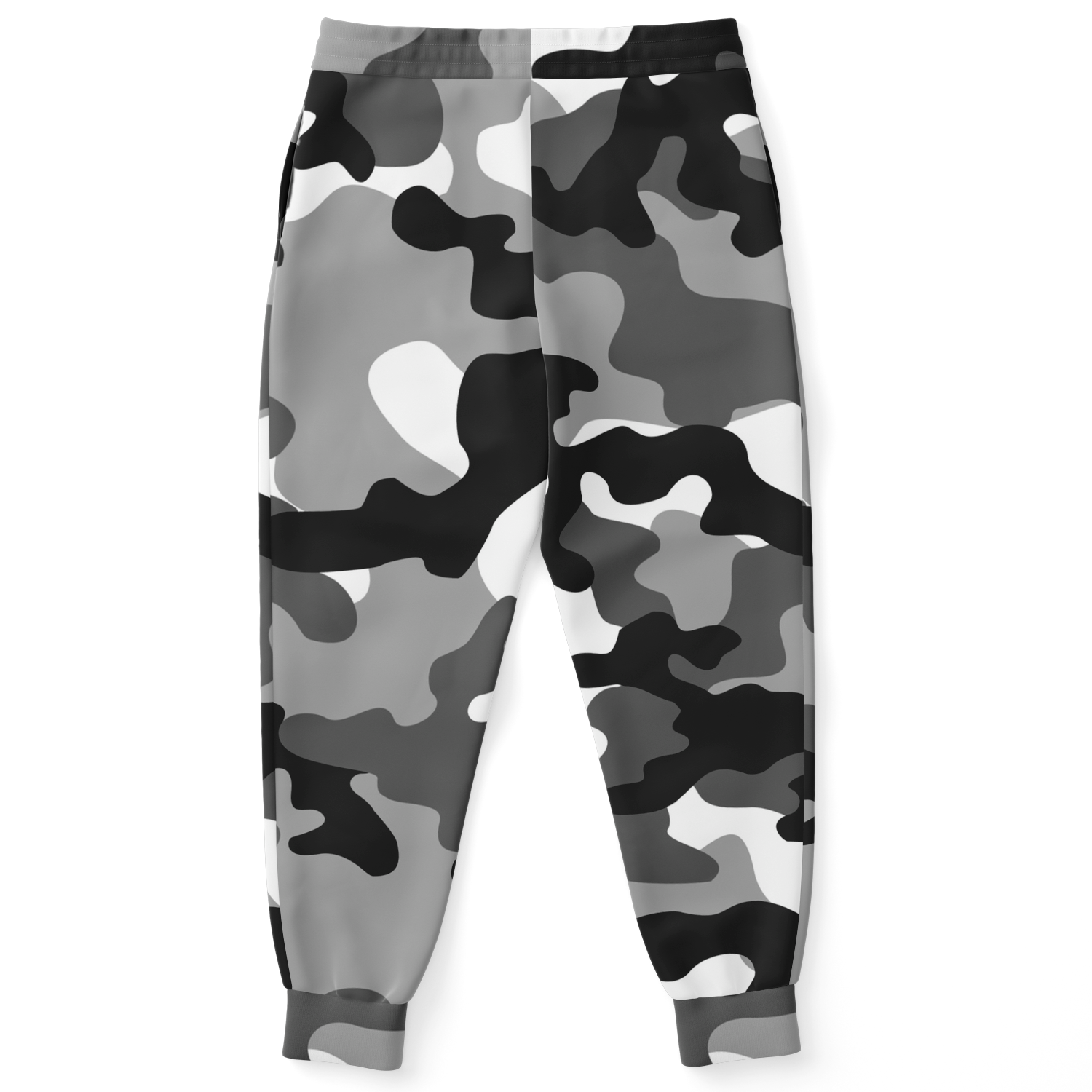 Camo Joggers | Unisex | Black, White & Gray