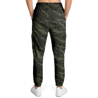 Military Green Camo Cargo Pants | Unisex