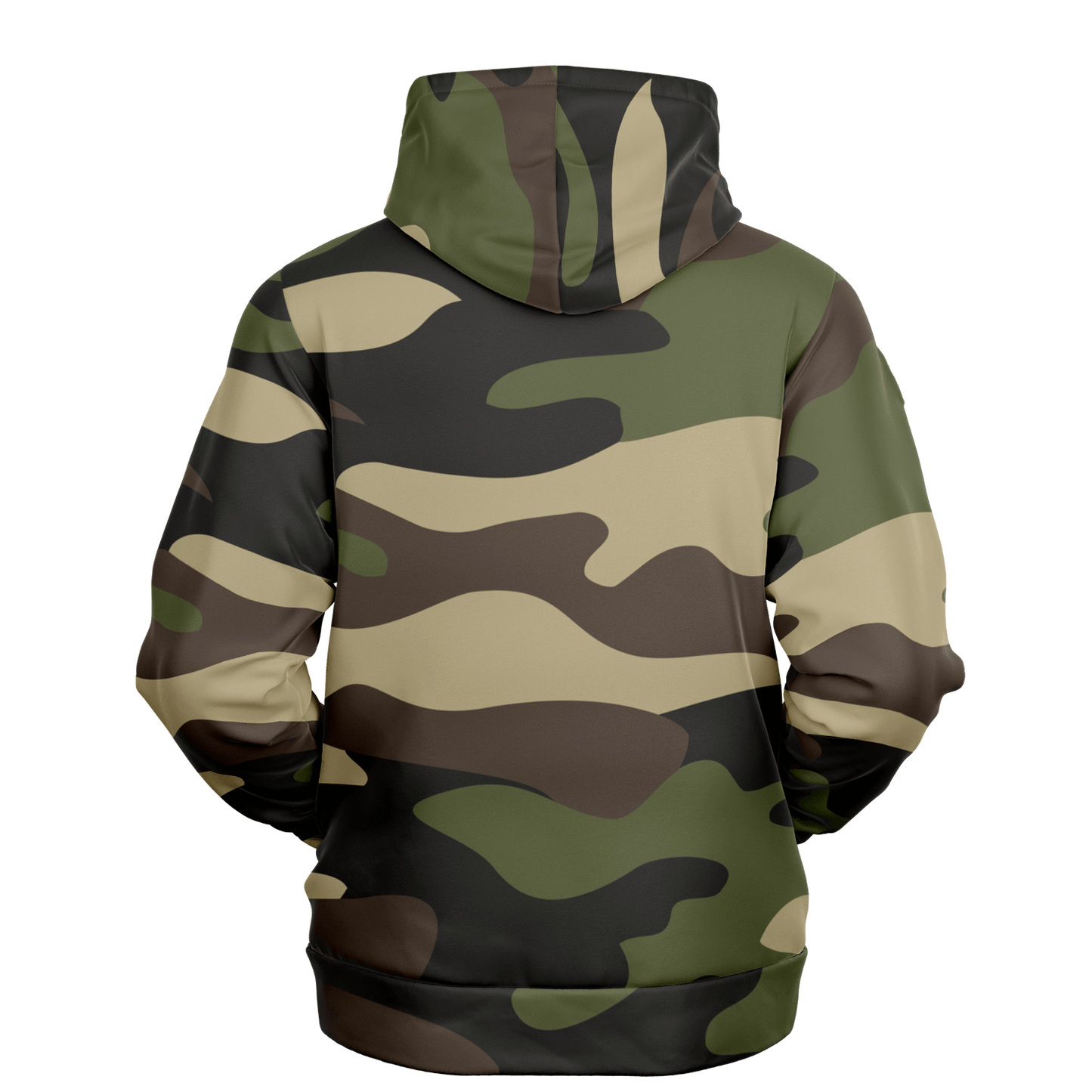 Camo Hoodie | Classic Green Camouflage Pullover