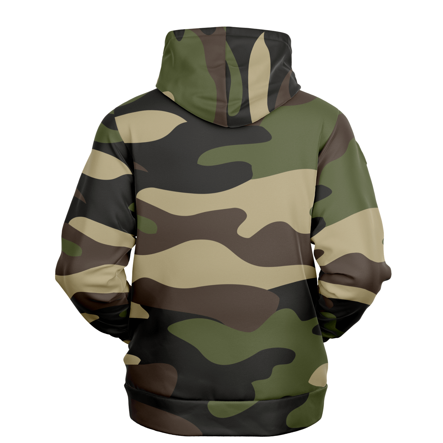 Camo Hoodie | Classic Green Camouflage Pullover