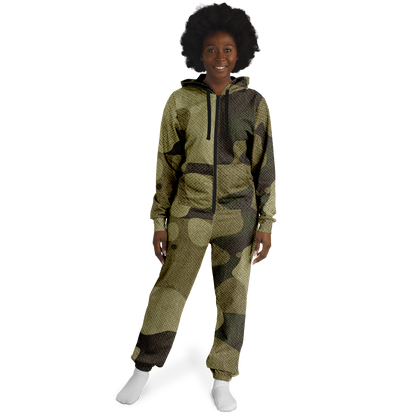 Camo Onesie | Green Fabric Camouflage