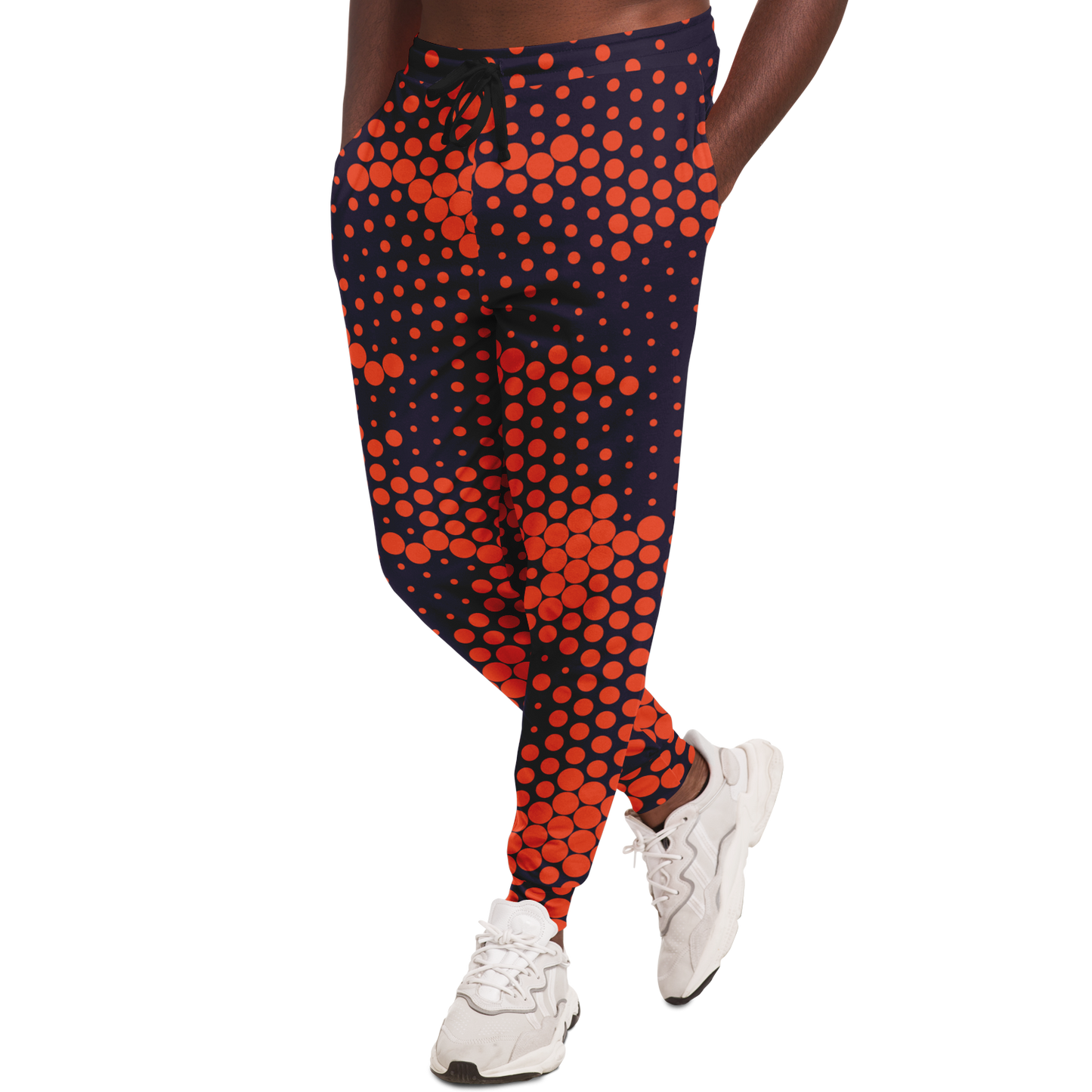 Camo Joggers | Unisex | Orange & Blue Digital